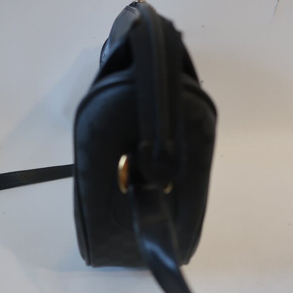 Authentic Womens Gucci Black Guccissima Sherry Web Ophidia Crossbody Handbag - Picture 4 of 16